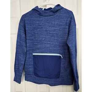 All in Motion Boys' Premium Fleece Hoodie Blue- Size XL (14)